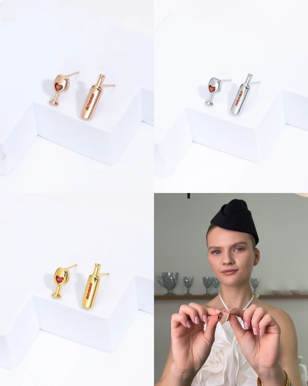 WINE Earrings