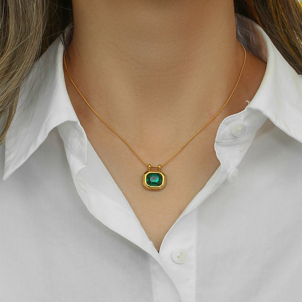 RECTANGULAR BRILLIANT Necklace