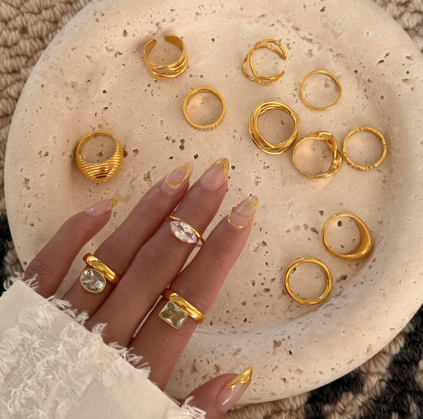 OVAL BRILLIANT or RECTANGULAR BRILLIANT Ring