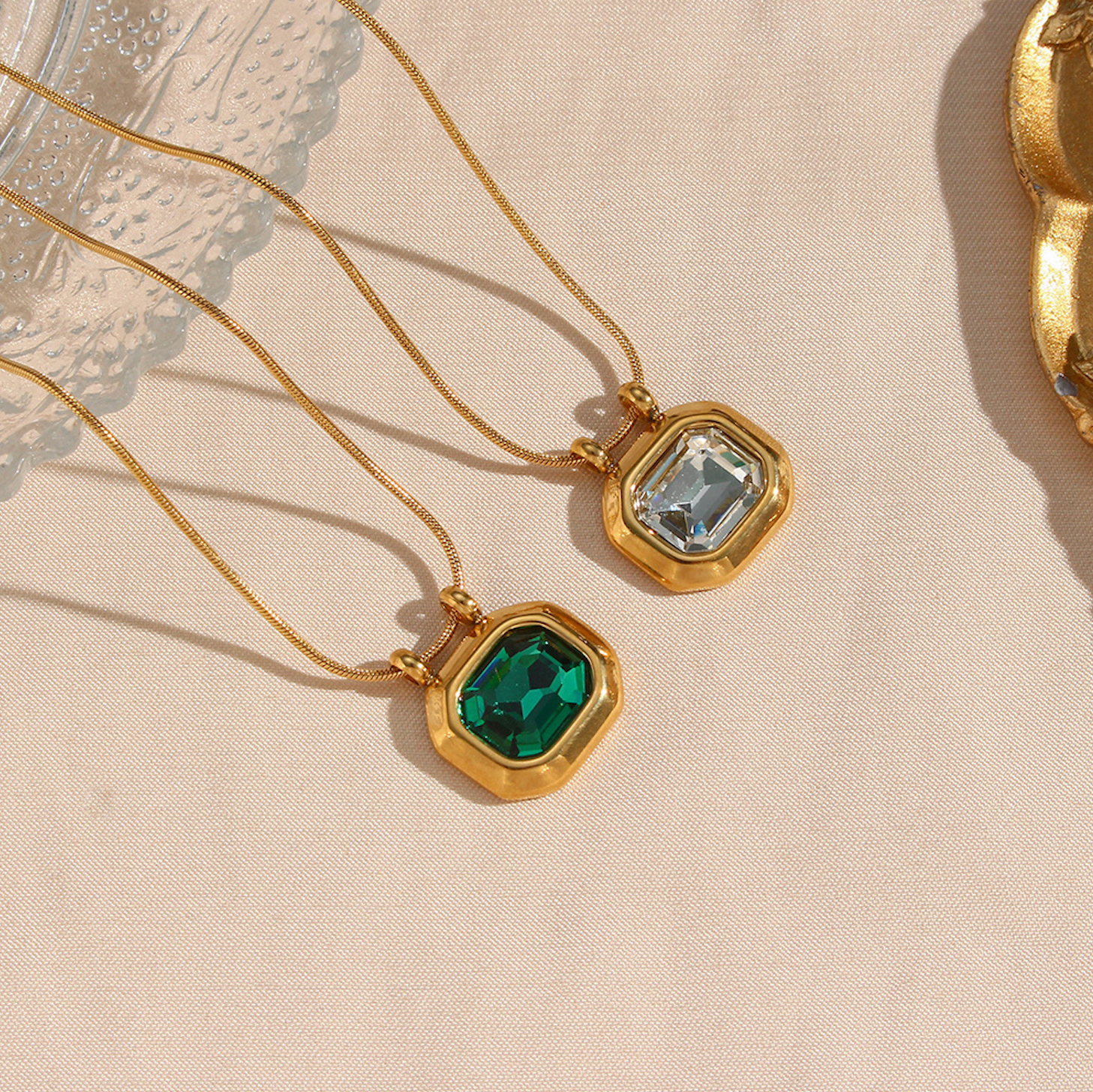 RECTANGULAR BRILLIANT Necklace