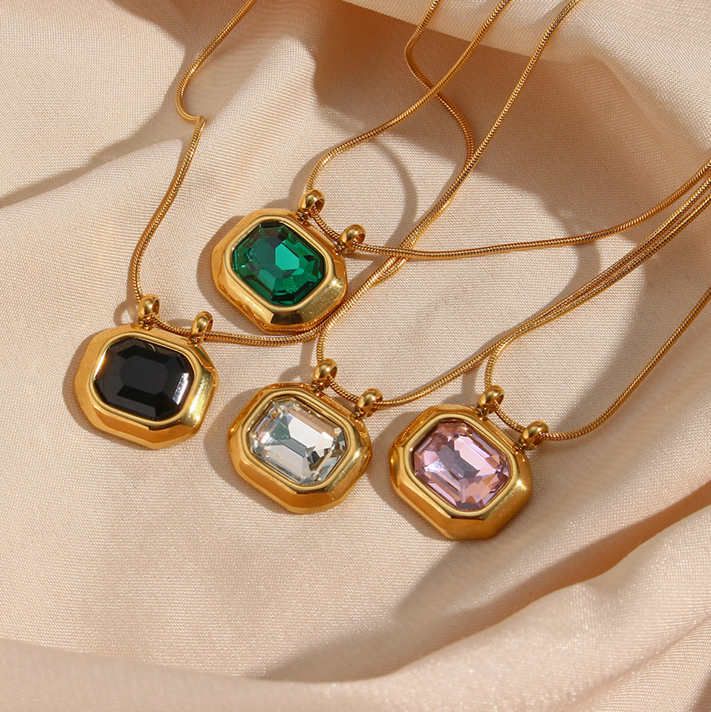 RECTANGULAR BRILLIANT Necklace