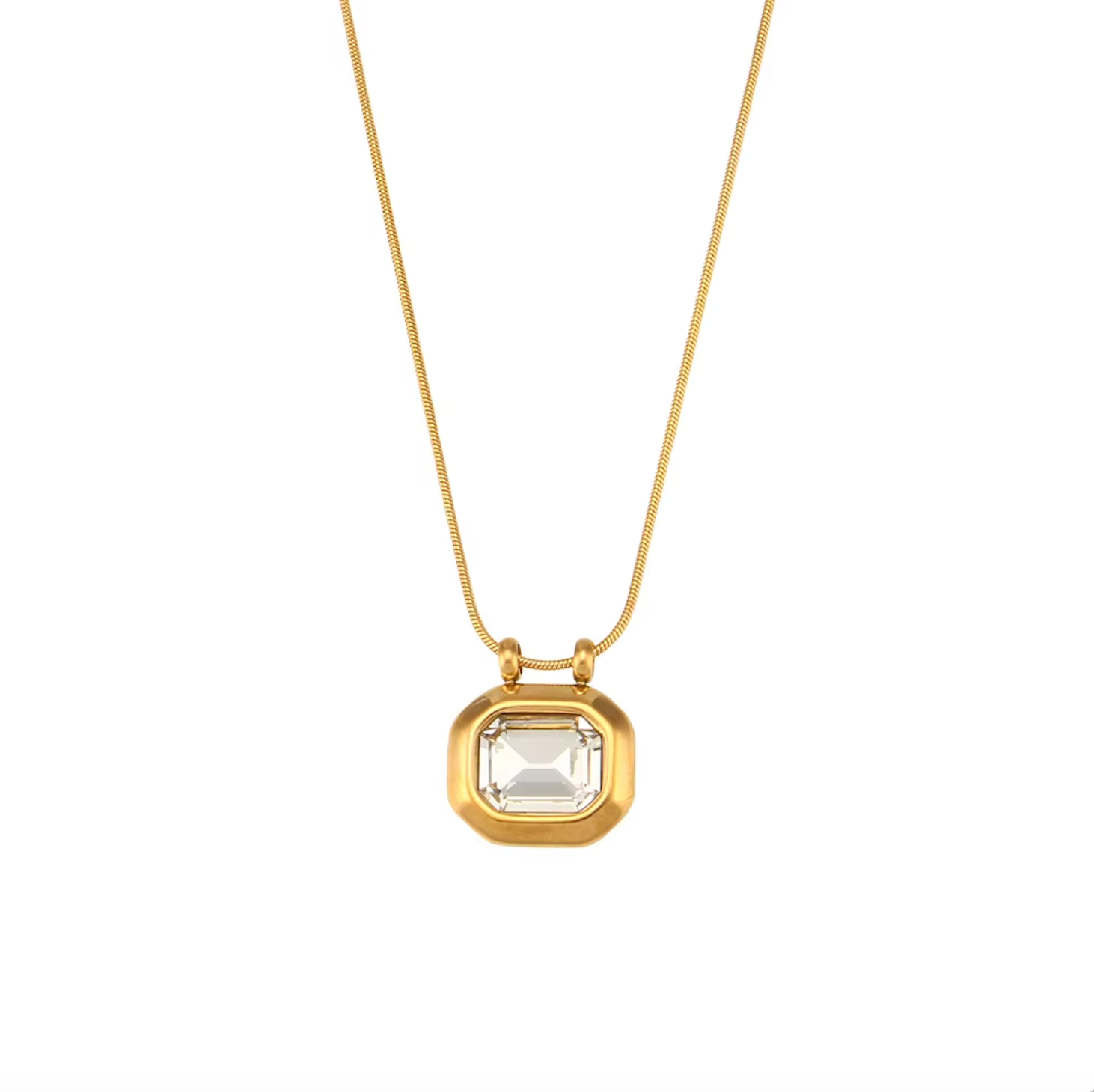 RECTANGULAR BRILLIANT Necklace