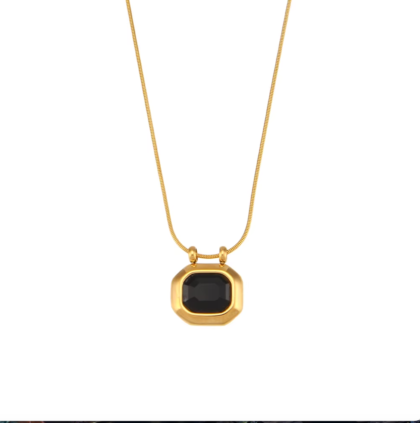 RECTANGULAR BRILLIANT Necklace