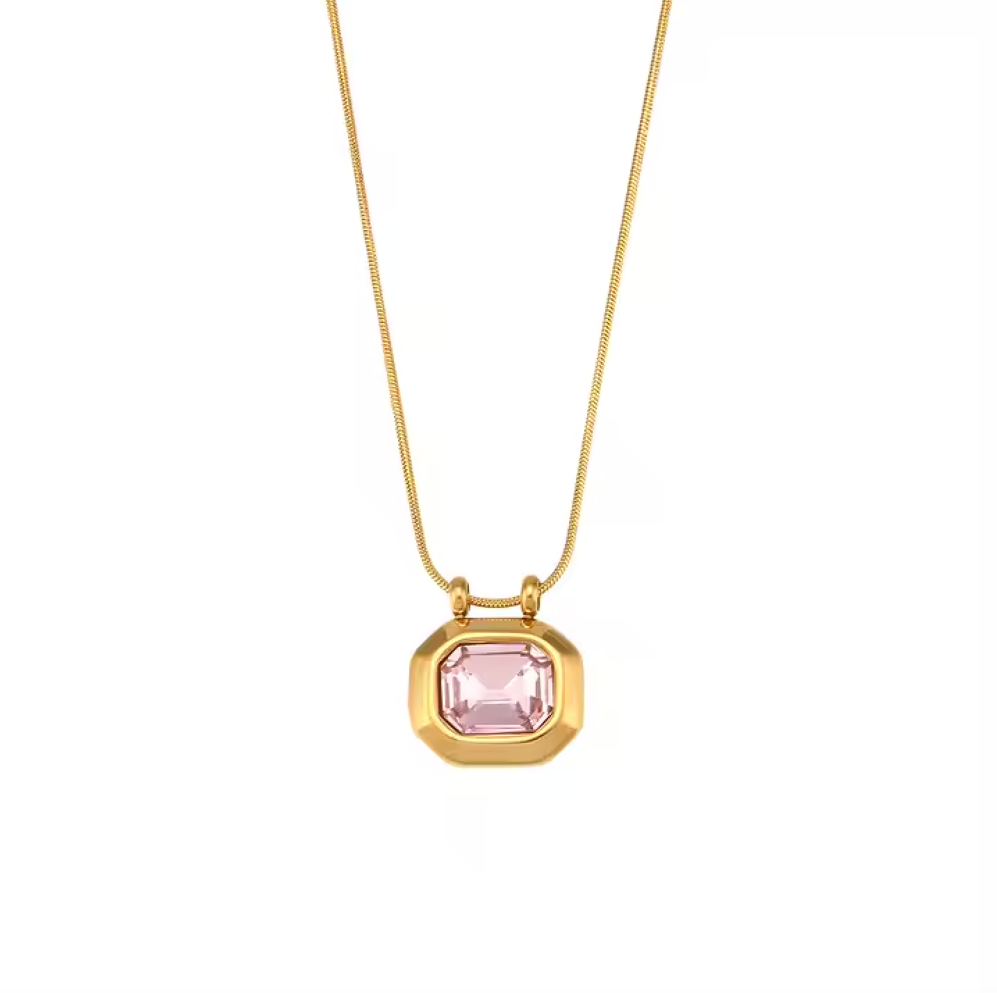 RECTANGULAR BRILLIANT Necklace