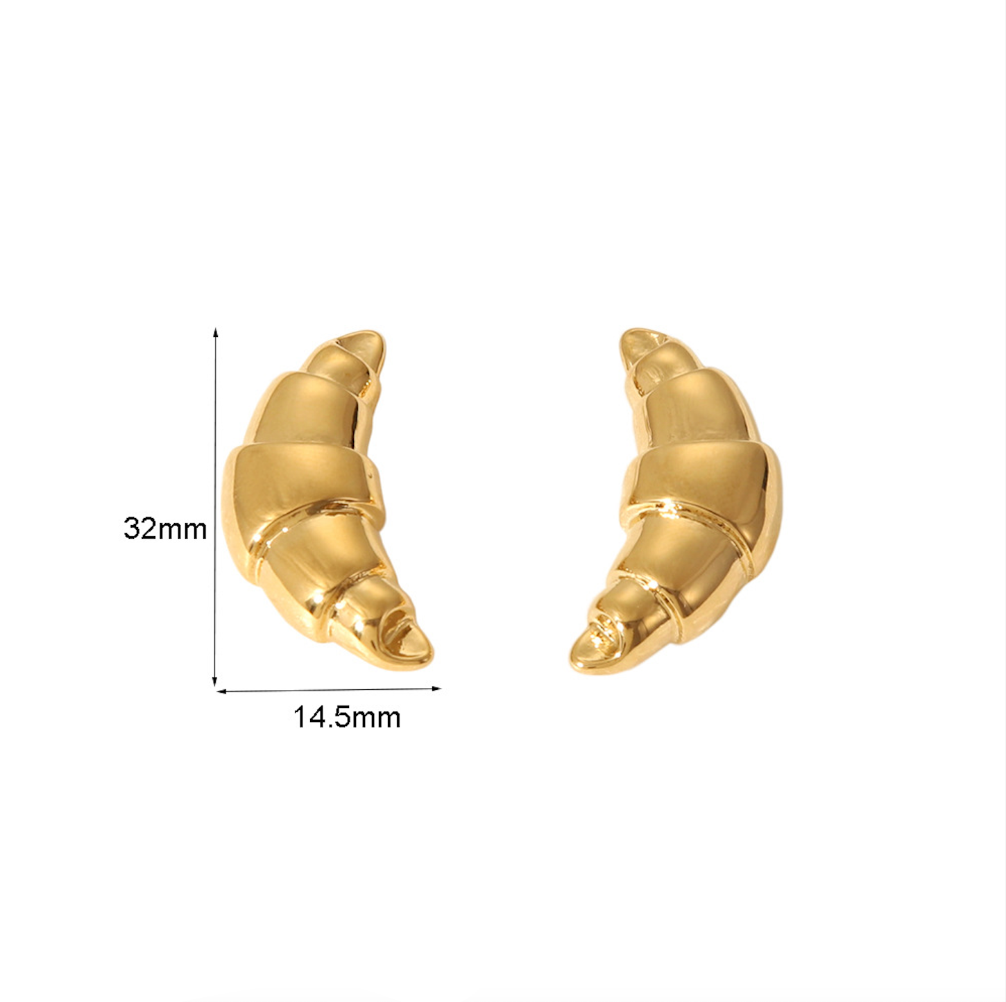 Croissant Earrings