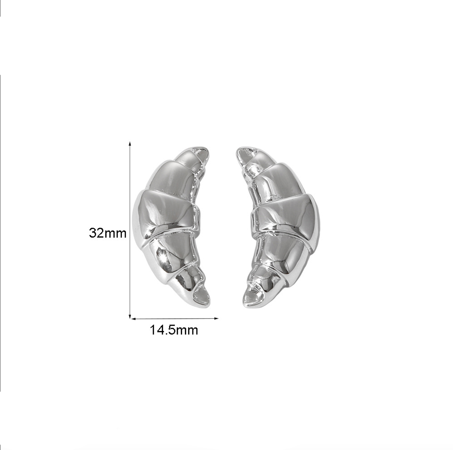 Croissant Earrings