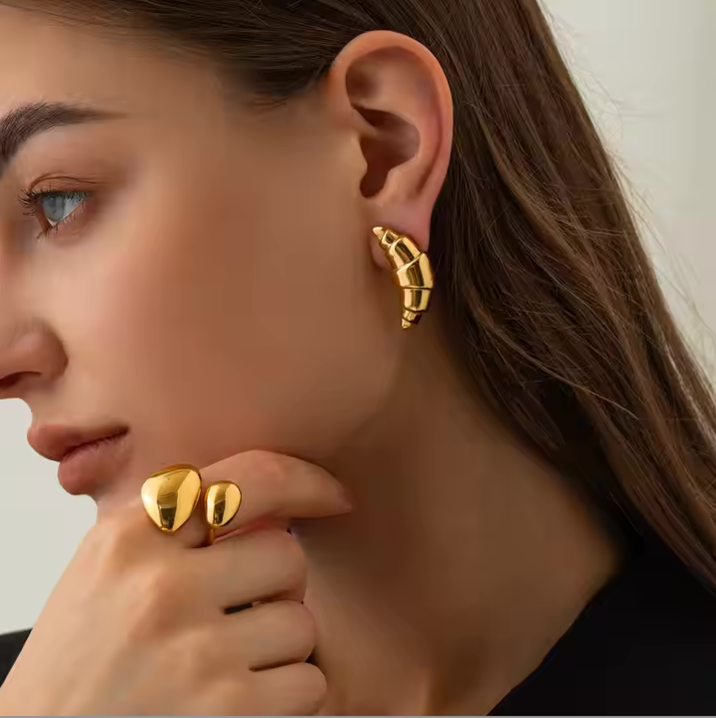Croissant Earrings