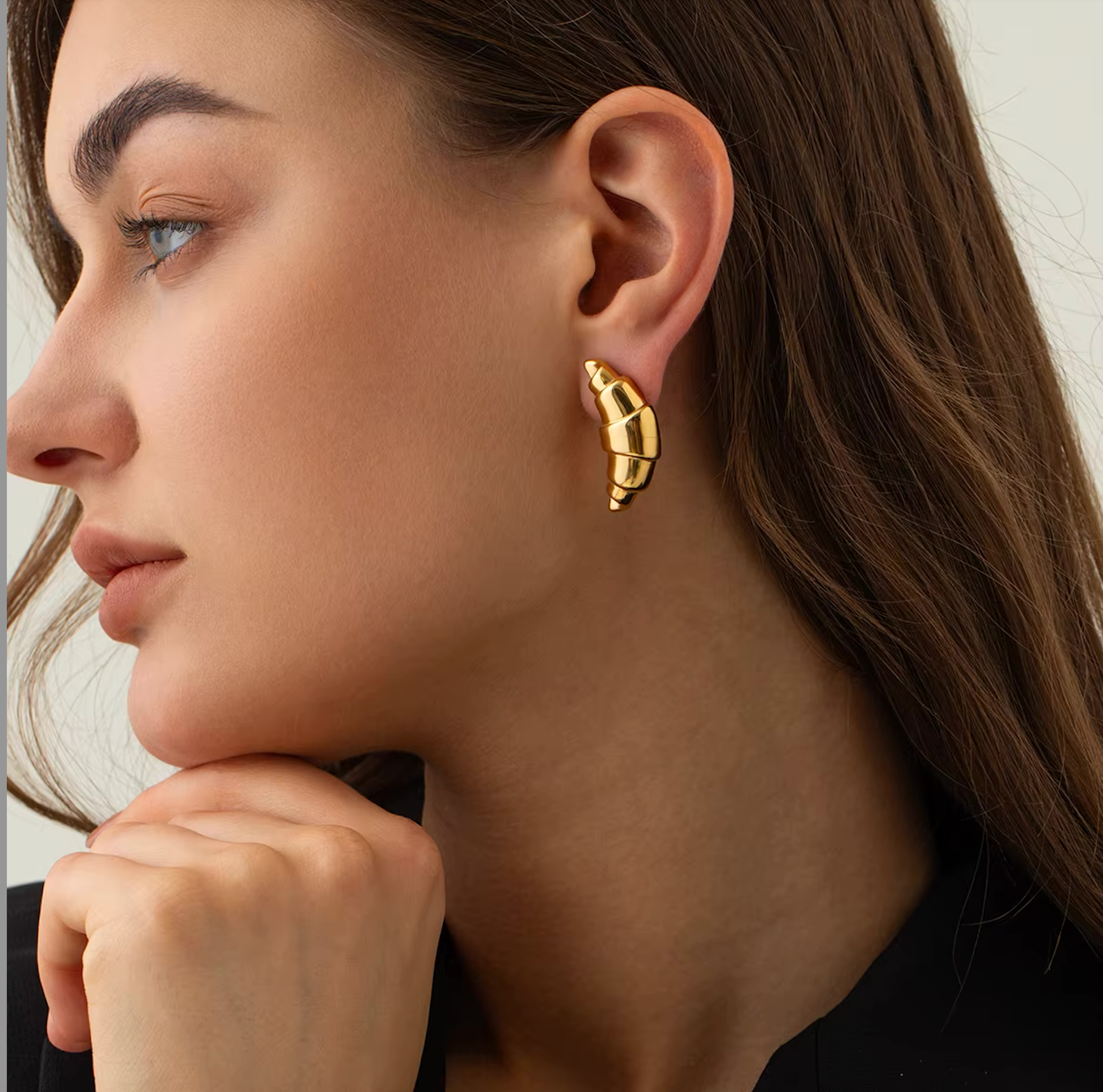 Croissant Earrings