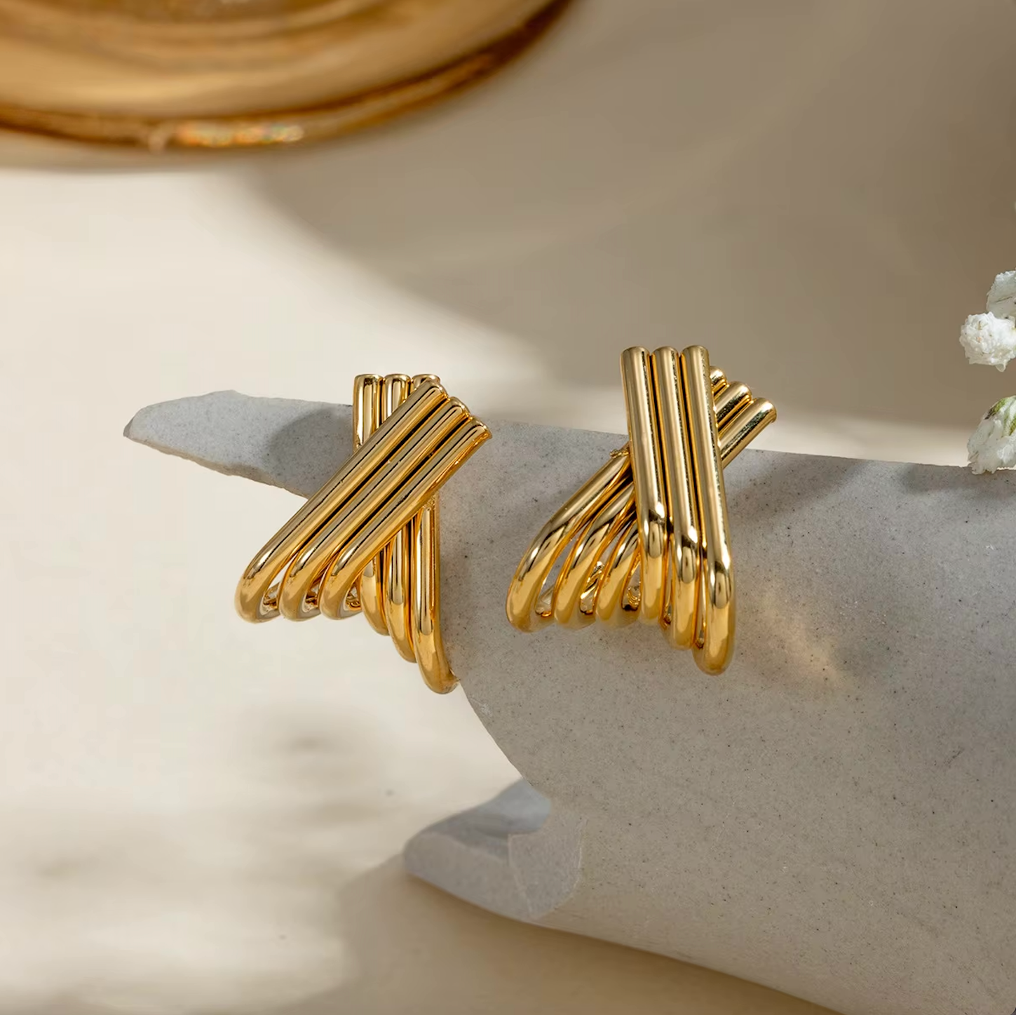 DUAL CROSS Earrings
