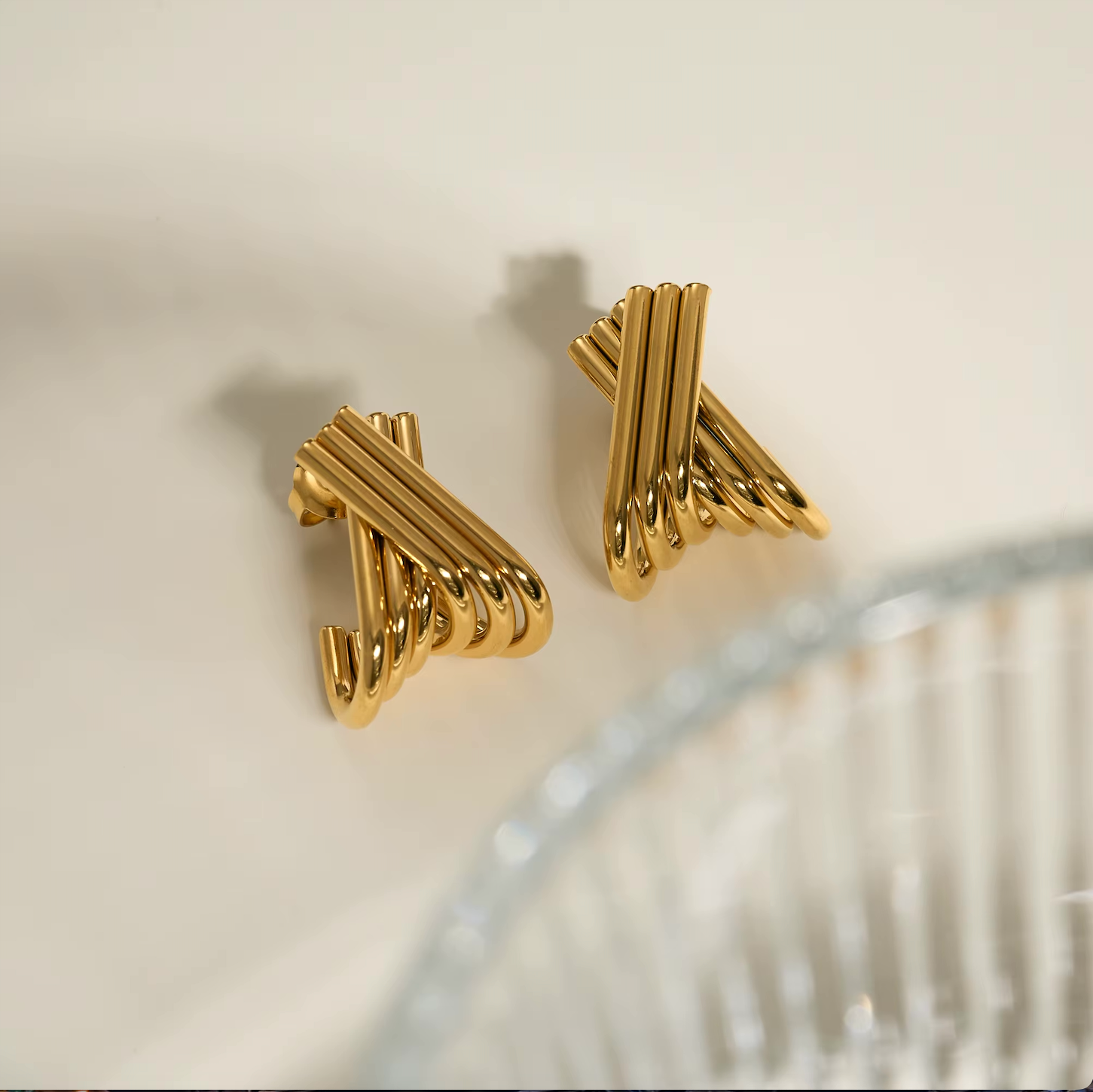 DUAL CROSS Earrings