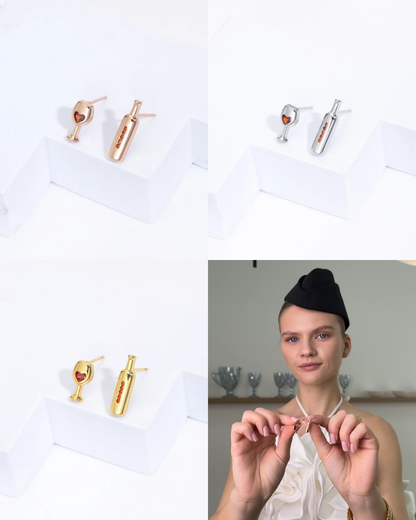WINE Earrings