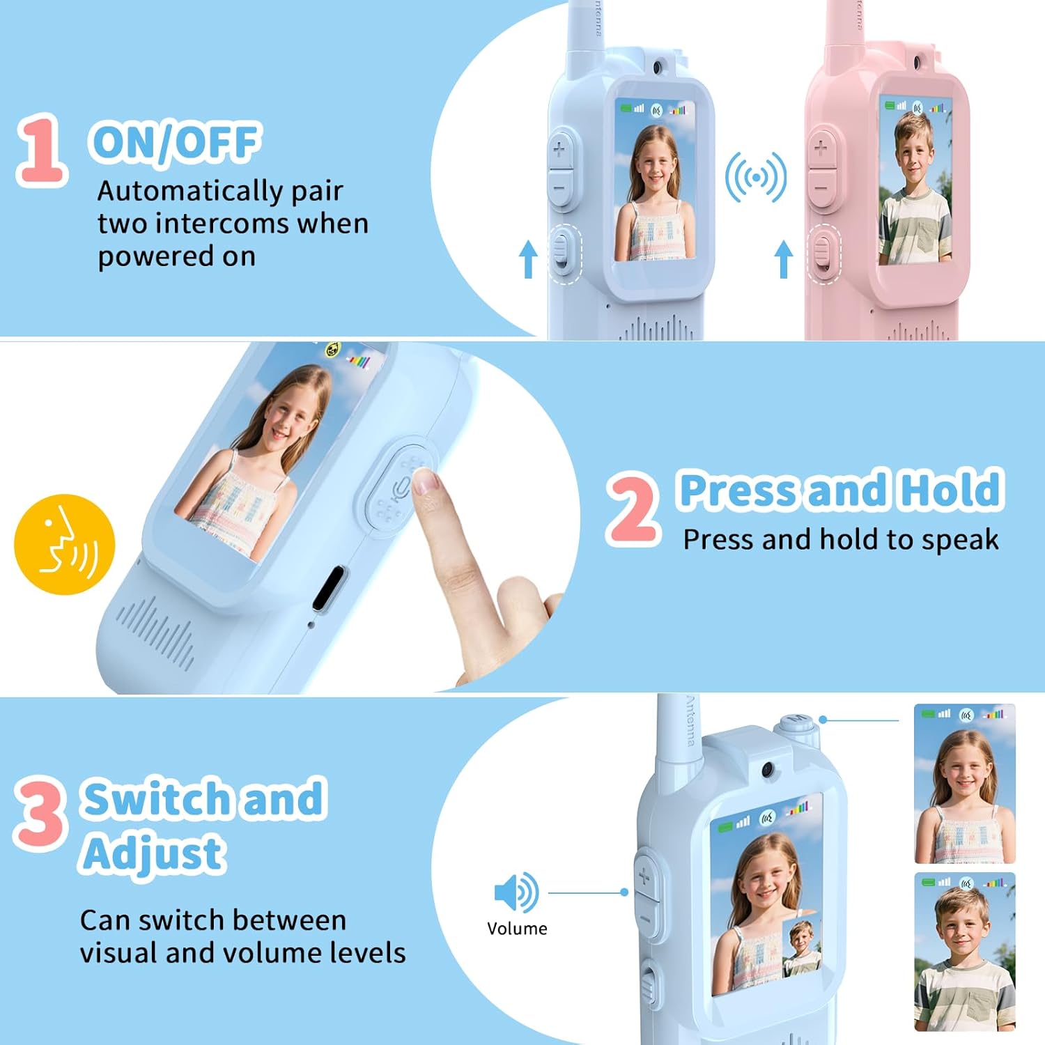 Video Walkie Talkies for Kids