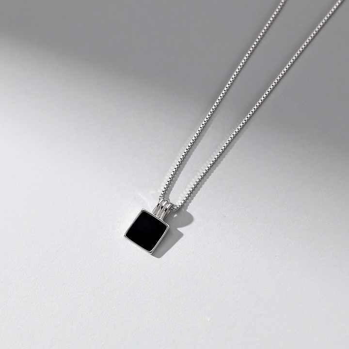 BLACK SQUARE Necklace