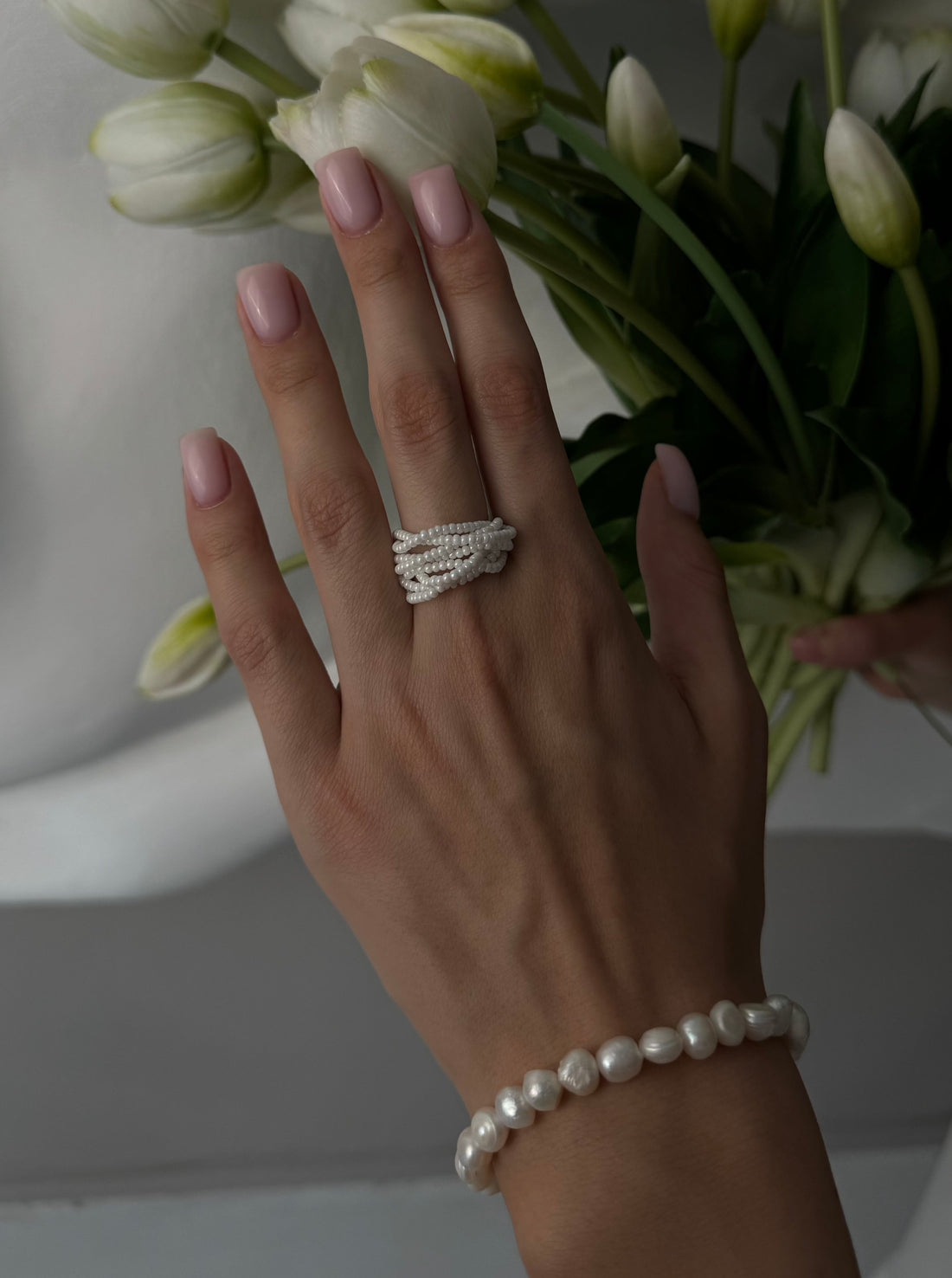 PEARL CASCADE Ring