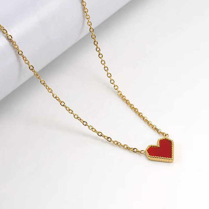 RED LOVE Necklace - LOVEE. Designer jewelry store