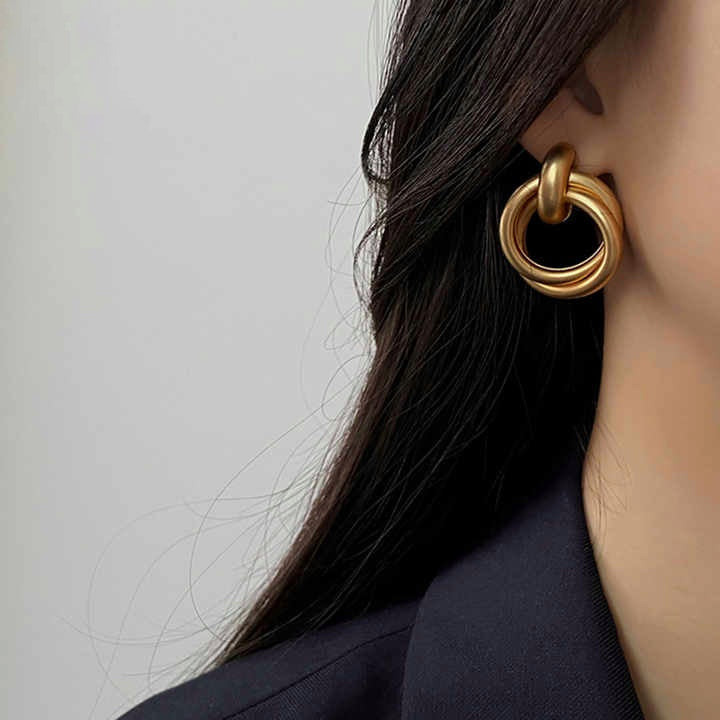 GOLDEN TOUCH Earrings - LOVEE. Designer jewelry store