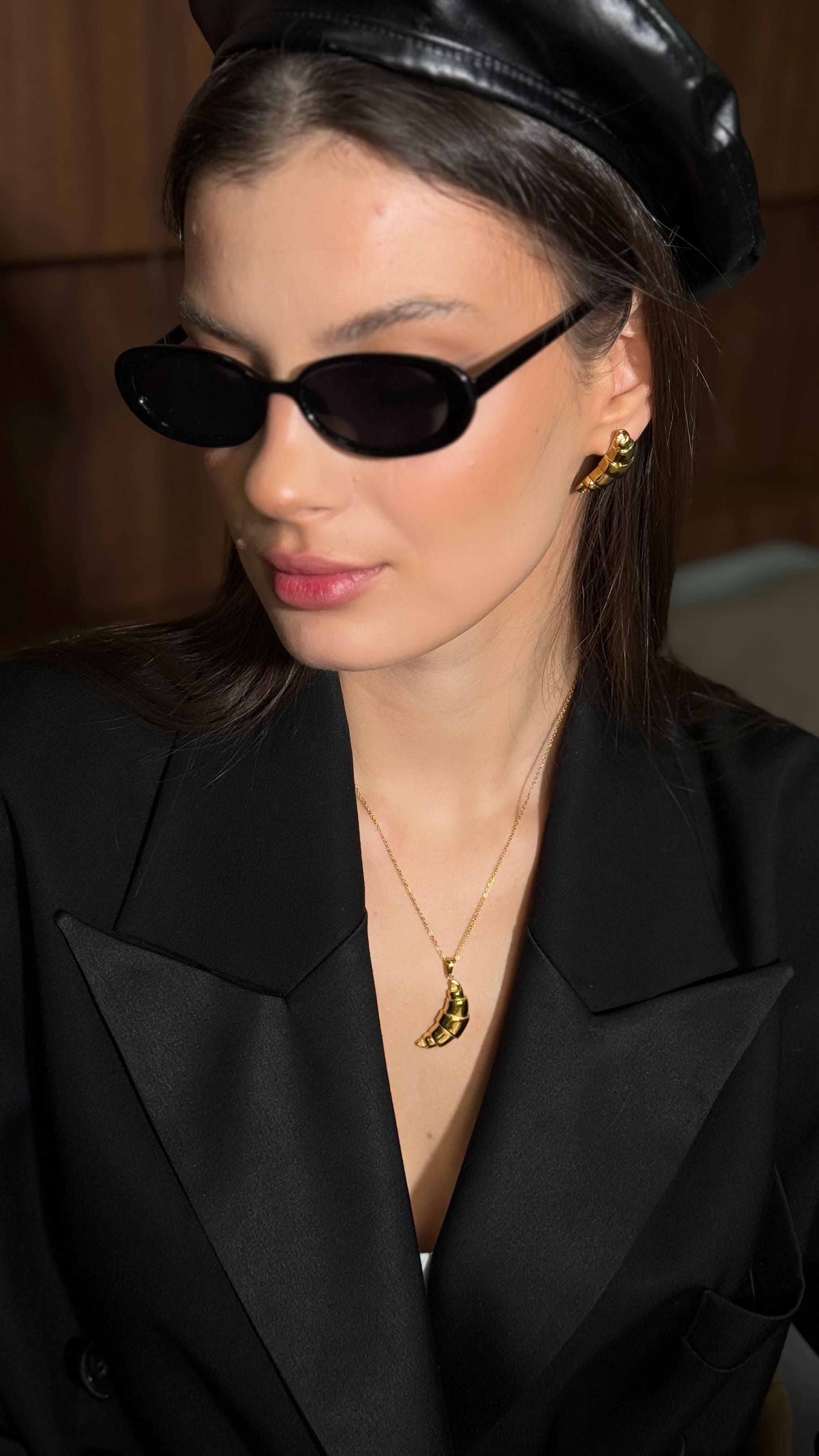 Croissant Necklace