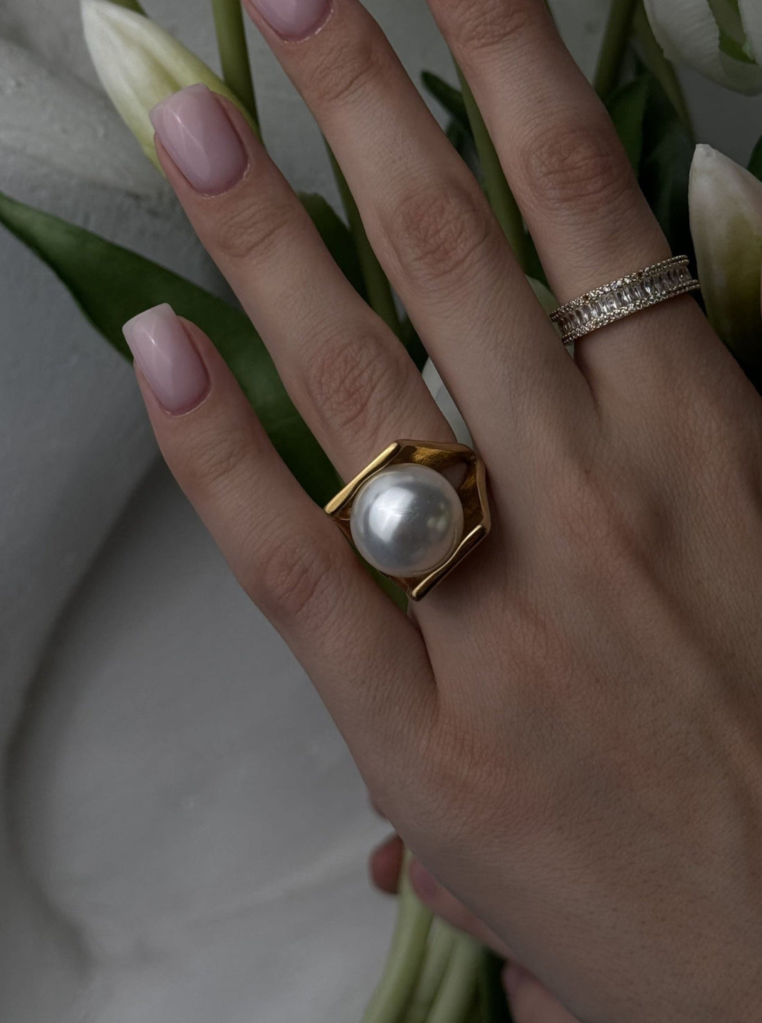 BIG PEARL Ring